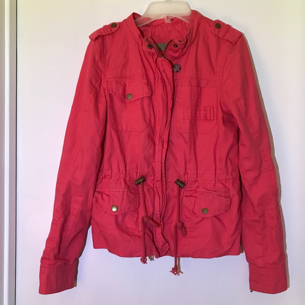3 for $15 Bright Pink Anorak Utility Jacket